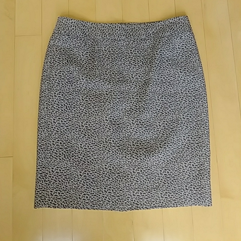 Ann Taylor Loft Brown Animal Print Pencil Skirt